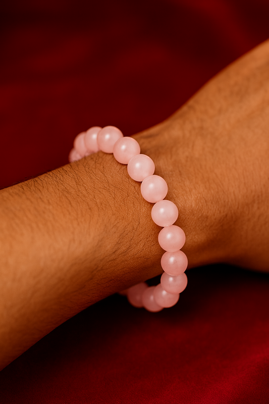 Rose Quartz Bracelet for Love, Peace & Emotional Healing