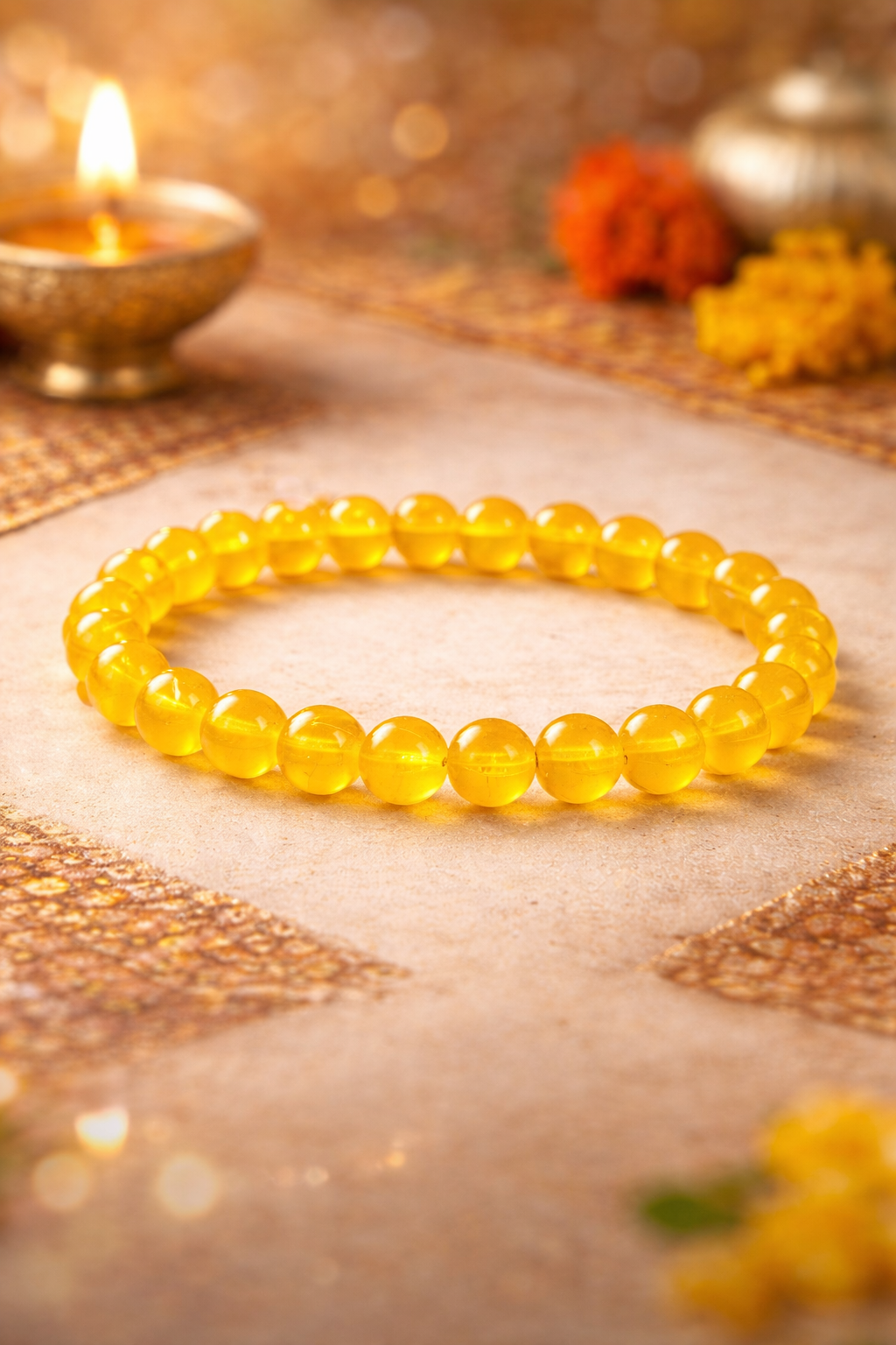 Natural Citrine Bracelet – Wealth, Positivity & Success Crystal