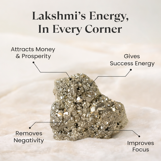 Raw Pyrite Stone – Money Magnet Crystal for Wealth & Protection